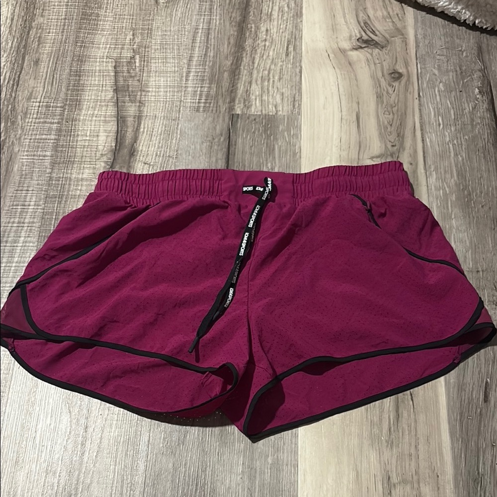 Women's Magenta Athletic Shorts